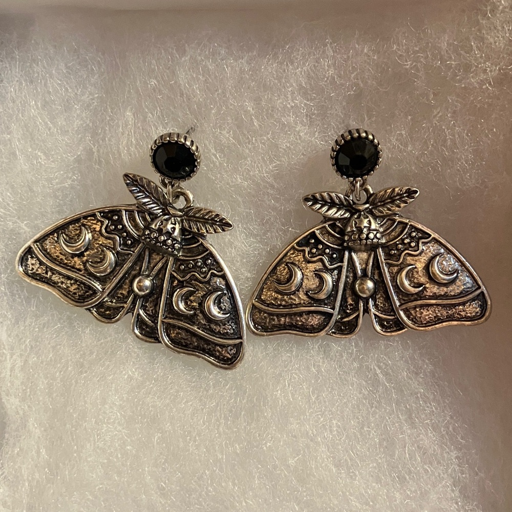 Death Head Moth Earrings